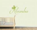 Personalised Name and Butterfly - Girls Decal Personalised Name and Butterfly - Girls Decal